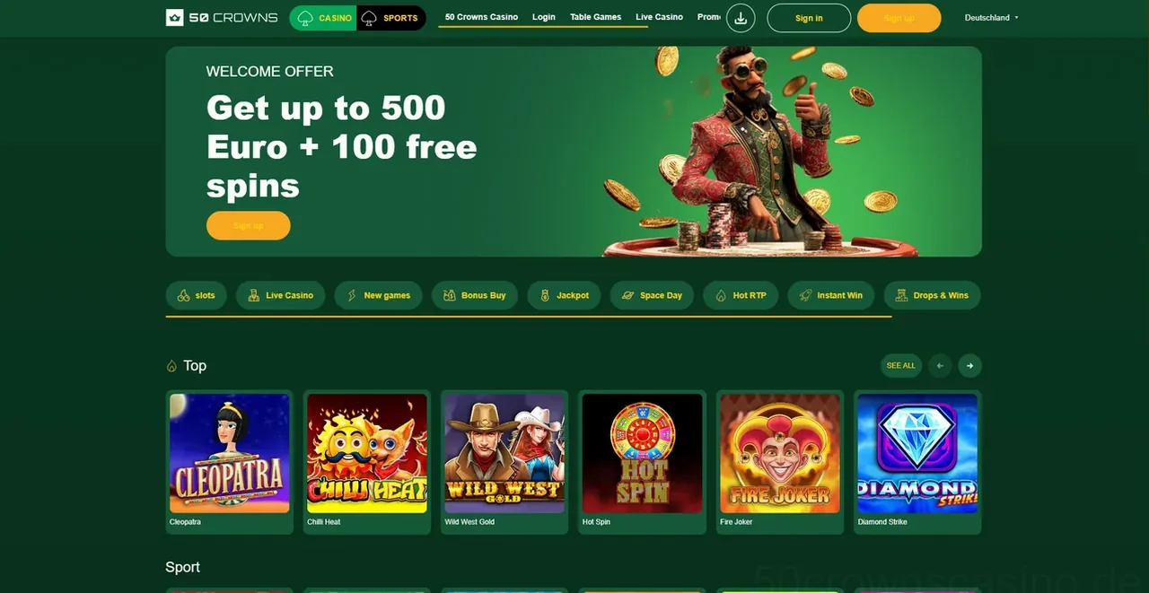 50 Crowns Casino Casino