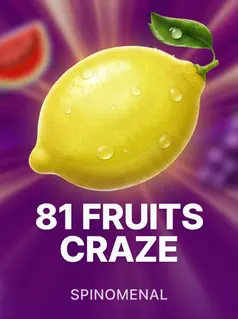81 Fruits Craze Slot mit klassischen Fruchtsymbolen und hoher Volatilität