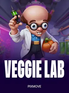 Veggie Lab Slot mit Labor-Thema und Chemie-Features